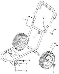 Cart Diagram and Parts List for AL2800  Campbell Hausfeld Paint Sprayer